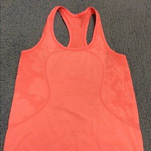 Lululemon floral print tank top